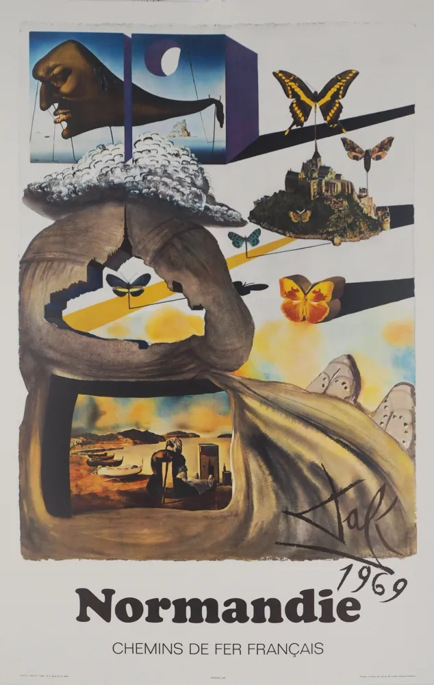 Litografía Dali - Normandie
