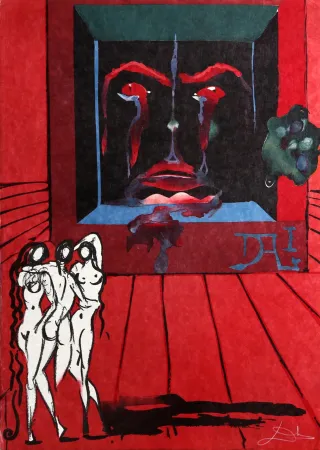 Litografía Dali - Obsession of the Heart (The World)