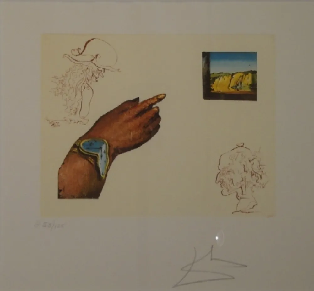 Aguafuerte Dali - One’s Identity / Eigene Identität. 