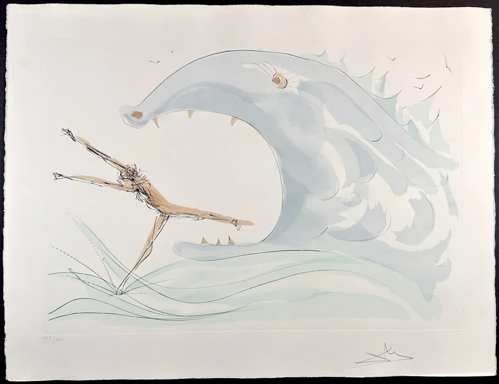 Grabado Dali - Our Historical Heritage Jonah and The Whale