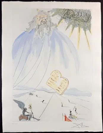 Grabado Dali - Our Historical Heritage Moses