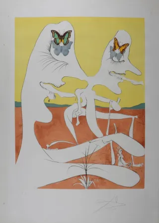 Punta Seca Dali - Papillons de l'anti-matière