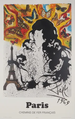 Litografía Dali - Paris