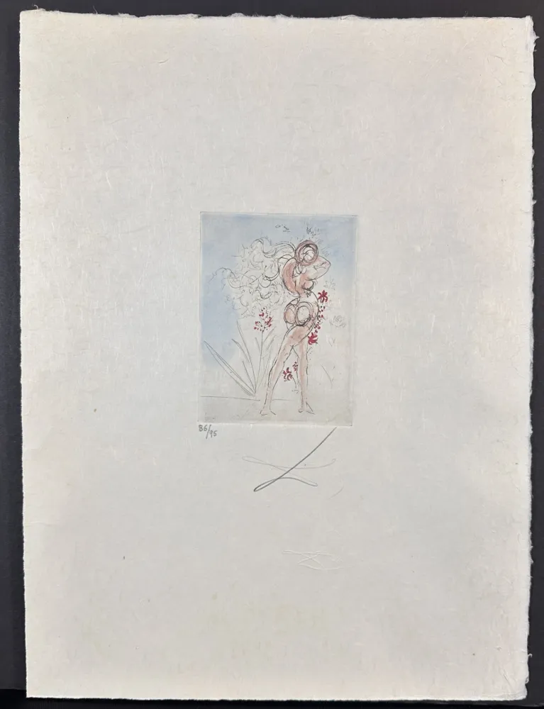 Grabado Dali - Petite Nus (From Apollinaire) J