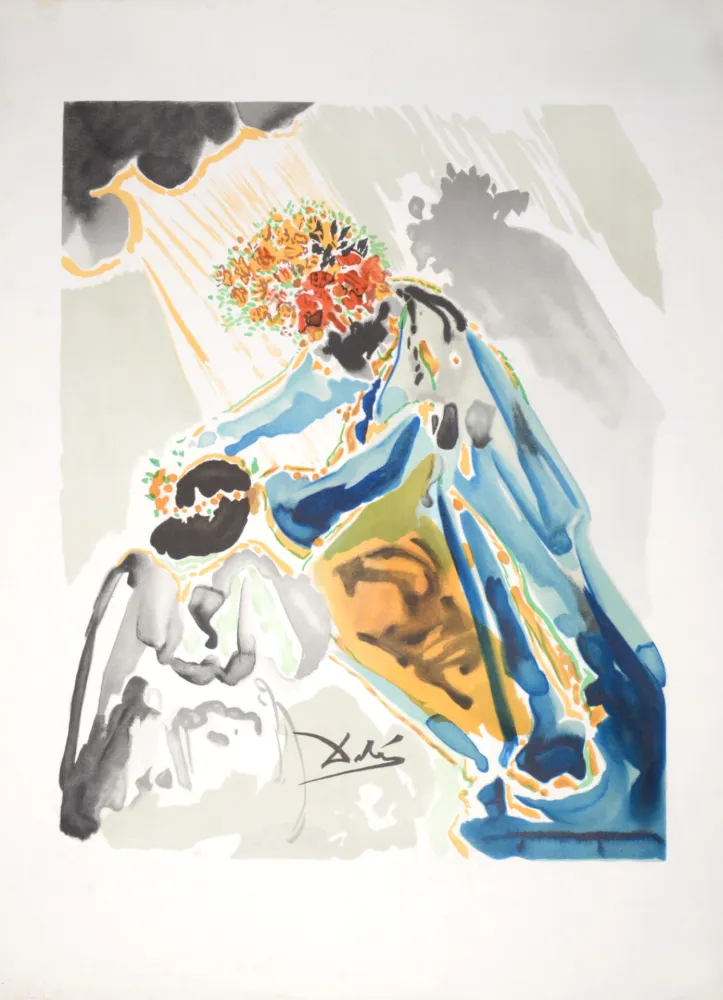 Litografía Dali - Phoebus, ce dieu couronné de lauriers, c. 1979