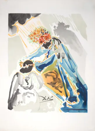 Litografía Dali - Phoebus, ce dieu couronné de lauriers, c. 1979