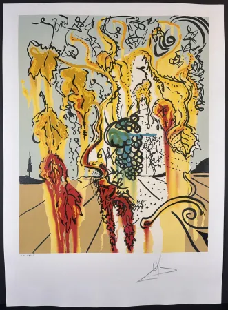 Litografía Dali - Portrait of Autumn