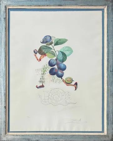 Litografía Dali - Prunier hâtif (Hurrying Plum-tree)