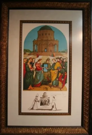 Litografía Dali - 	Raphael 