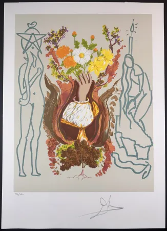 Litografía Dali - Renaissance With Original Portfolio Case