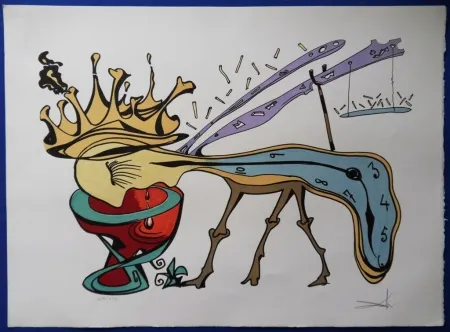 Litografía Dali - Rigetto della Civilta