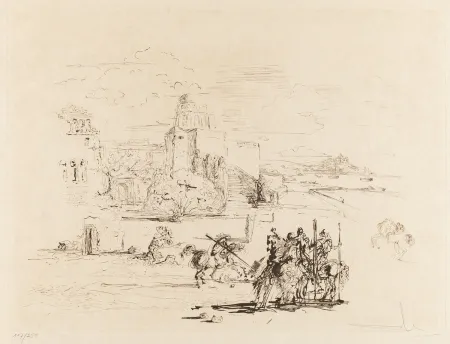 Aguafuerte Dali - Rome and Cadaqués