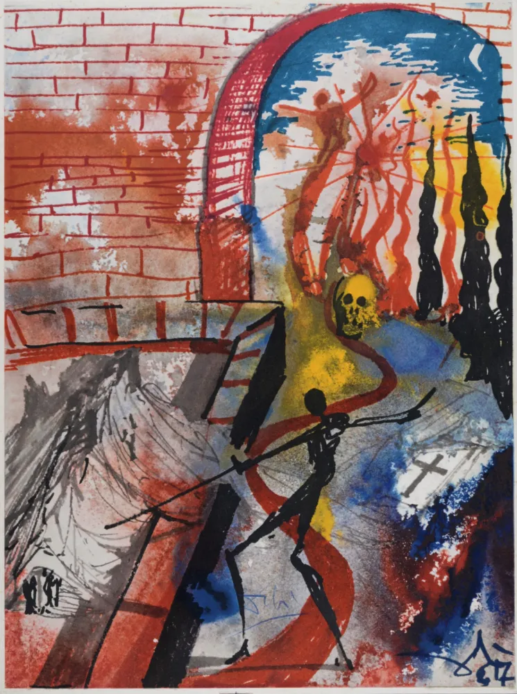 Litografía Dali - Romeo and Juliet #1, 1975