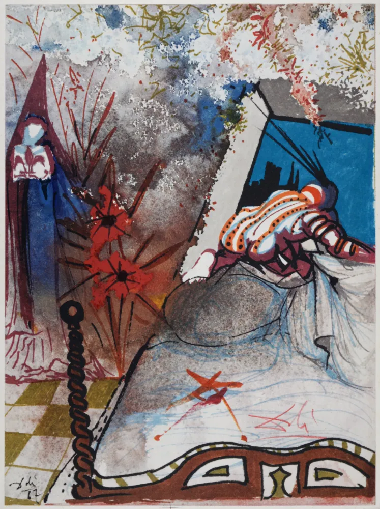 Litografía Dali - Romeo and Juliet #3, 1975