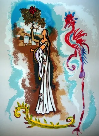 Litografía Dali - ROWENA