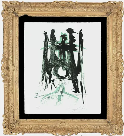 Litografía Dali - Sagrada Familia