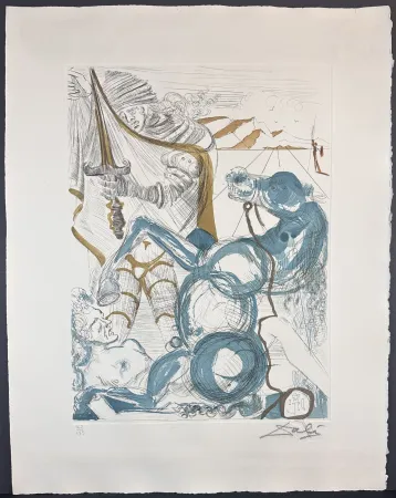 Grabado Dali - Saint Martin