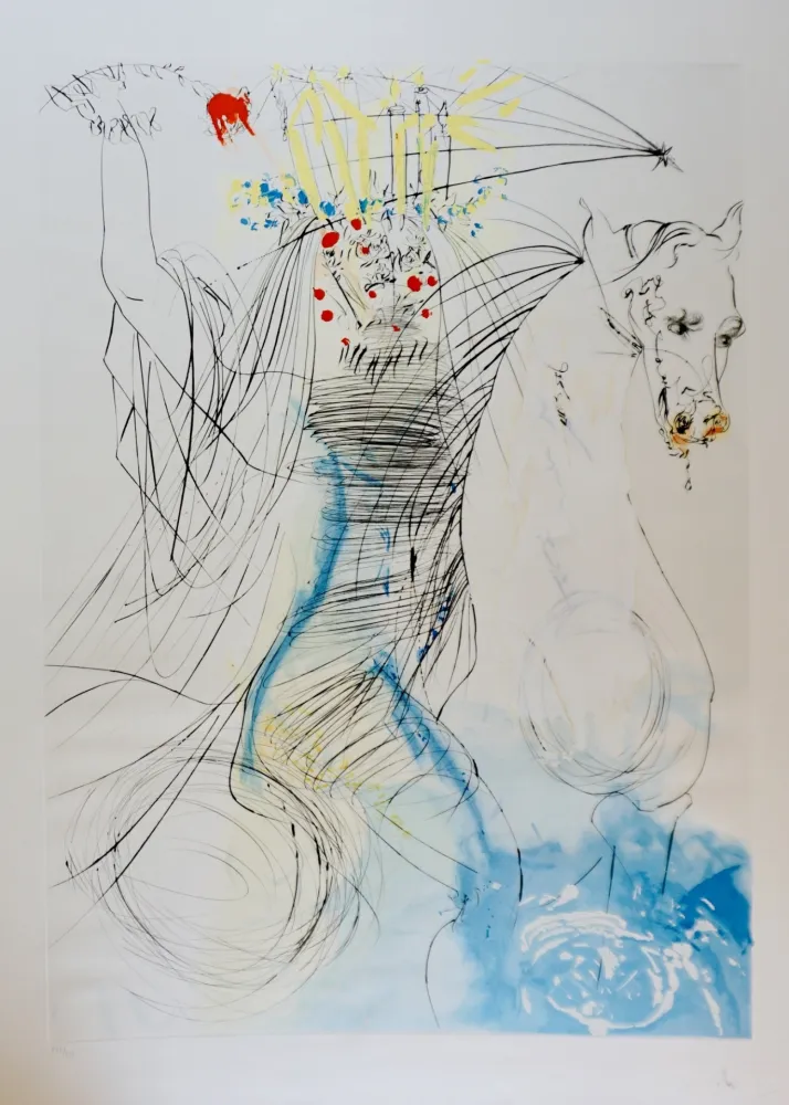 Grabado Dali - Sainte Lucie