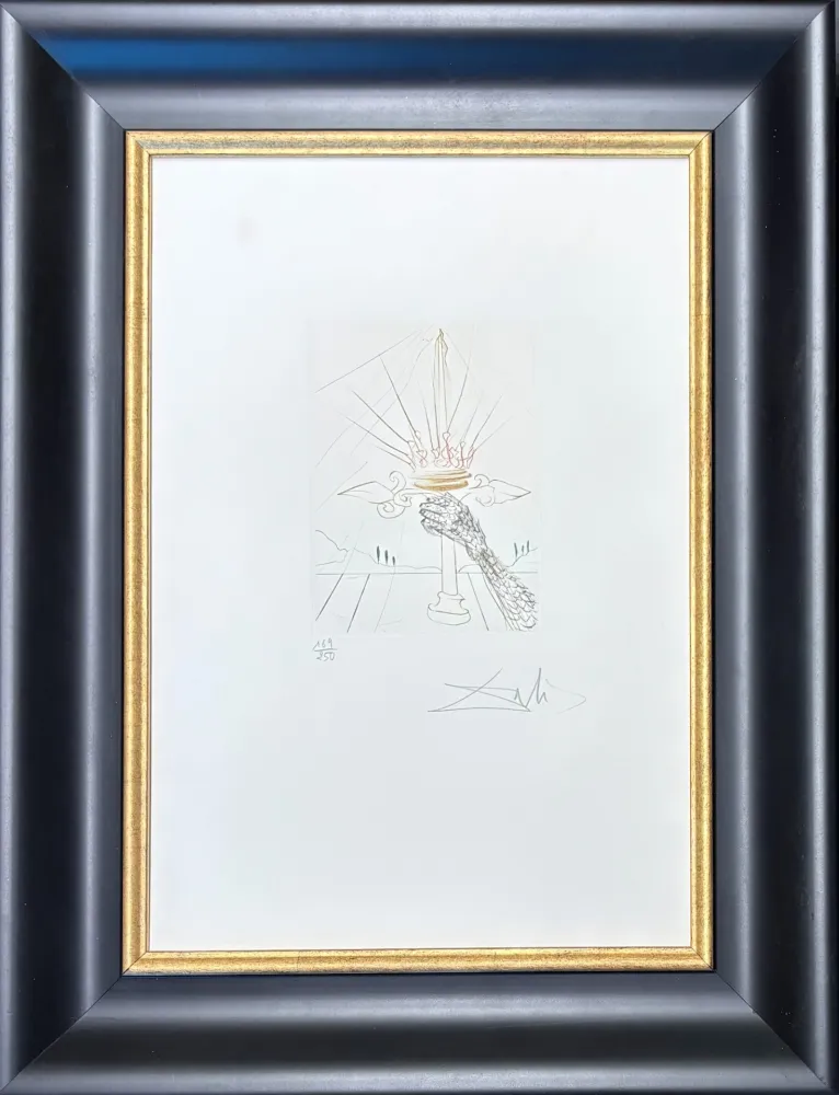 Punta Seca Dali - Salvador Dalì (1904-1989) - King John - Drypoint, etching - 1970