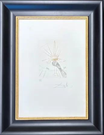 Punta Seca Dali - Salvador Dalì (1904-1989) - King John - Drypoint, etching - 1970