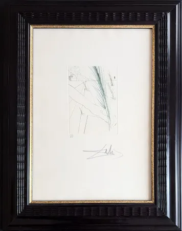 Grabado Dali - Salvador Dalí (1904–1989) - Love's Labour's Lost - Drypoint etching on Rives paper - 1970