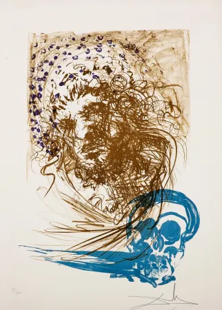 Litografía Dali - Salvador Dalí (1904–1989) – Old Age – Color zinc lithograph on Arches paper – 1973