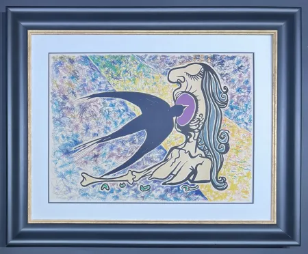 Litografía Dali - Salvador Dalì - Civiltà Sconfitta(Civilization Defeated) - 1973 - Coloured lithograph on Arches paper.