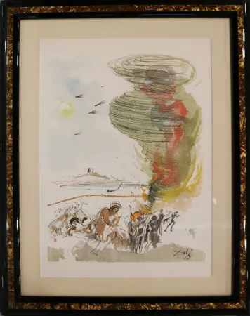 Litografía Dali - Sed libera nos a malo