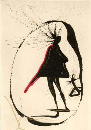 Grabado Dali - Silhouette