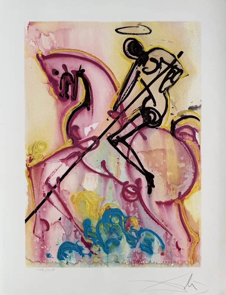 Litografía Dali - St. George