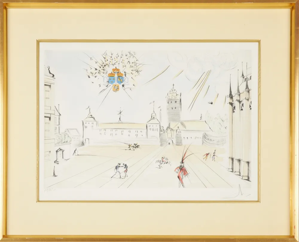 Grabado Dali - Stockholms Slott