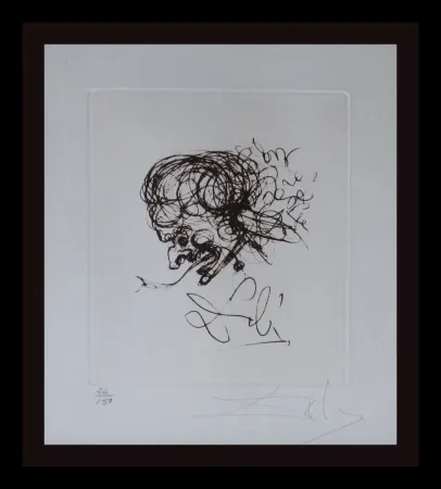 Grabado Dali - Symbols Devil