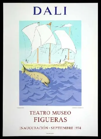 Cartel Dali - Teatro Museo Figueras.