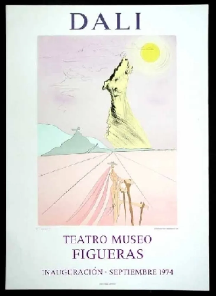 Cartel Dali - Teatro museo Figueras