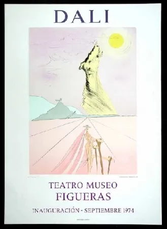 Cartel Dali - Teatro museo Figueras