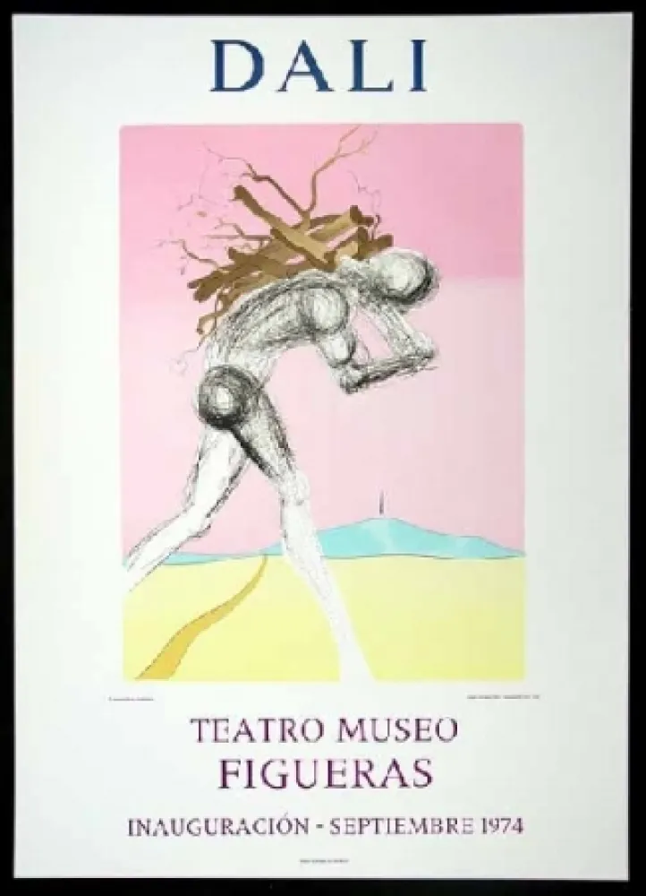 Cartel Dali - Teatro museo Figueras