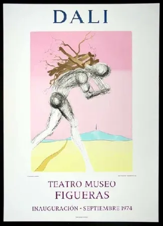 Cartel Dali - Teatro museo Figueras