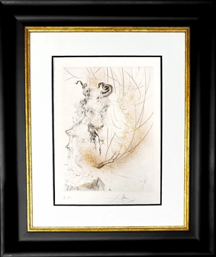 Grabado Dali - Tête de veau (Calf's Head)