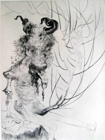Grabado Dali - Tete de Veau (Calf's Head)