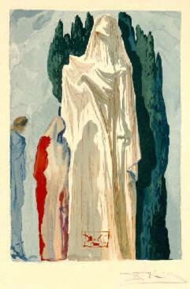Litografía Dali - The Divine Comedy - Hell - Chant 10