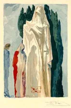 Litografía Dali - The Divine Comedy - Hell - Chant 10