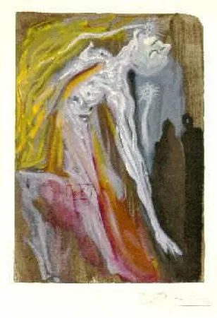 Litografía Dali - The Divine Comedy - Hell - Chant 9