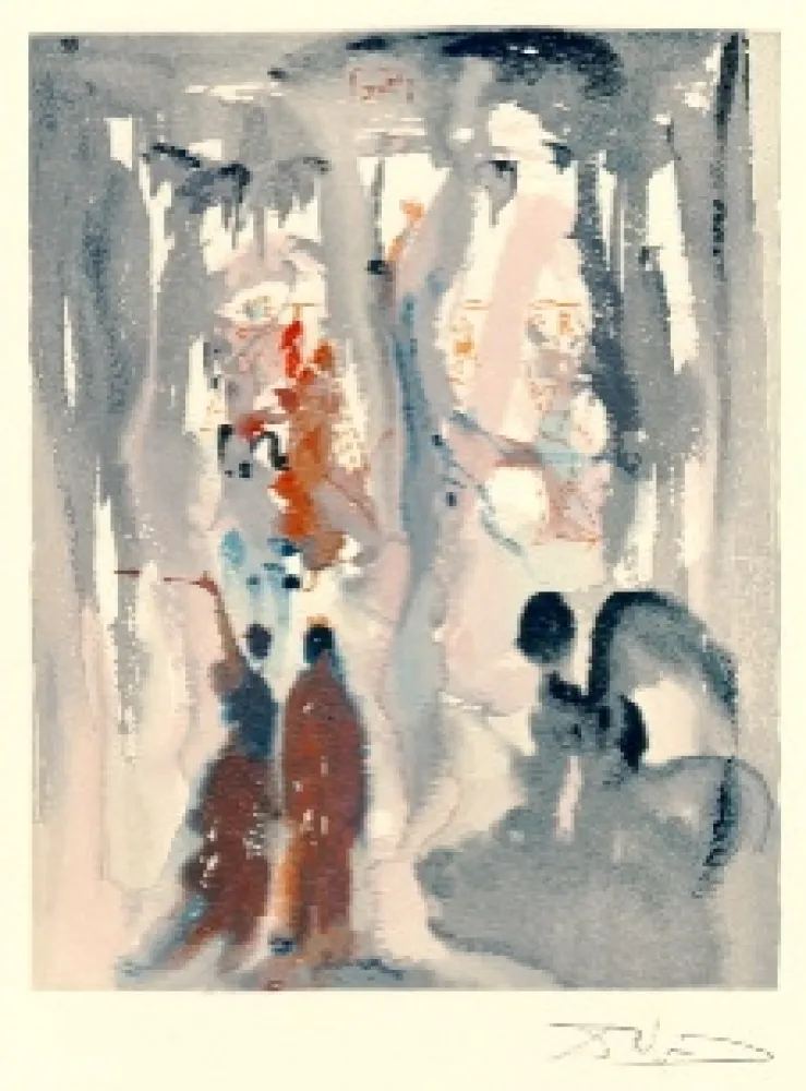 Litografía Dali - The Divine Comedy - Paradise - Chant 13