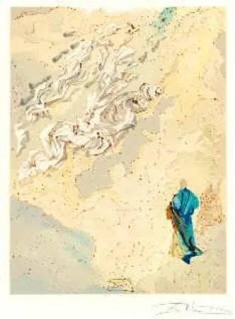 Litografía Dali - The Divine Comedy - Paradise - Chant 20