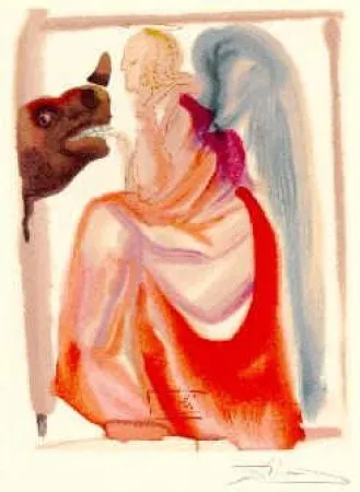 Litografía Dali - The Divine Comedy - Paradise - Chant 6