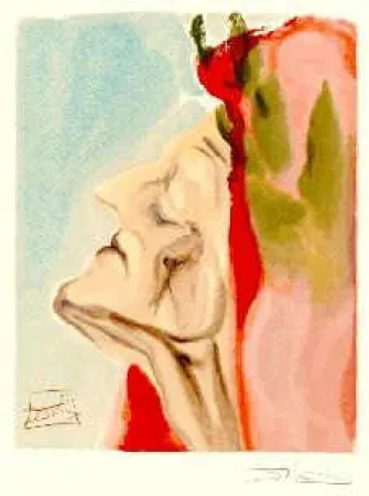 Litografía Dali - The Divine Comedy - Paradise - Chant 7