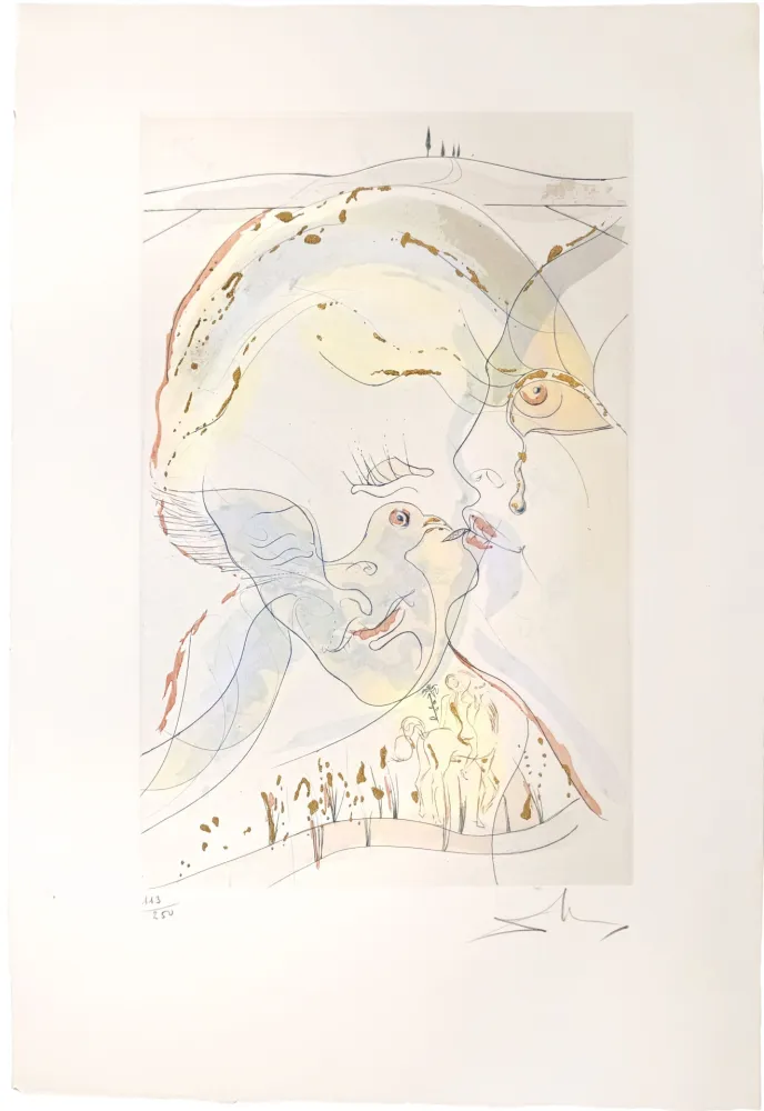 Punta Seca Dali - THE DOVELIKE EYES OF THE BRIDE