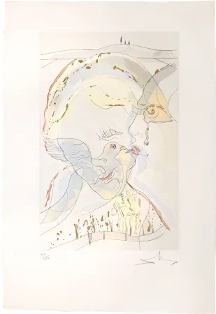 Punta Seca Dali - THE DOVELIKE EYES OF THE BRIDE