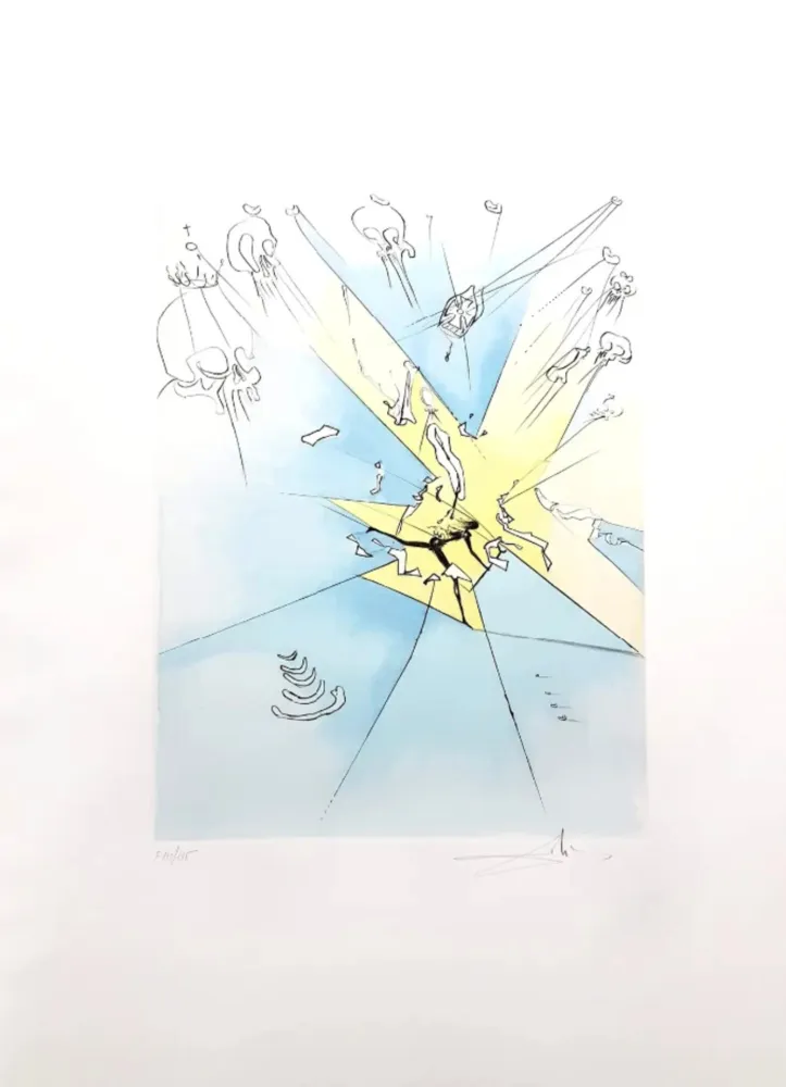 Grabado Dali - The Grand Inquisitor Expels the Savior