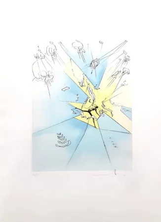 Grabado Dali - The Grand Inquisitor Expels the Savior